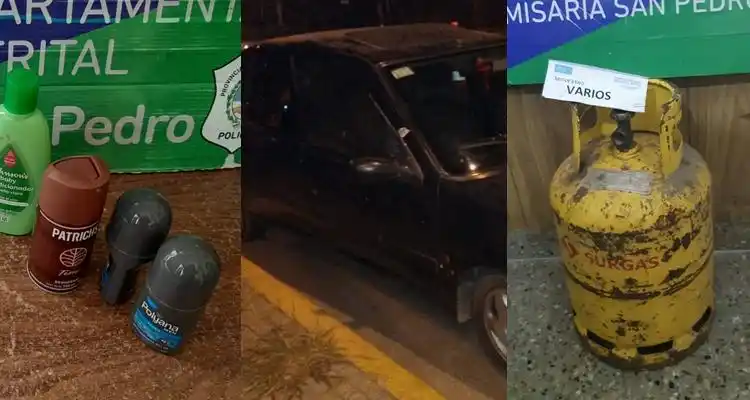 En pocas horas, la Policía actuó en varios intentos de robo y aprehendió a tres adolescentes