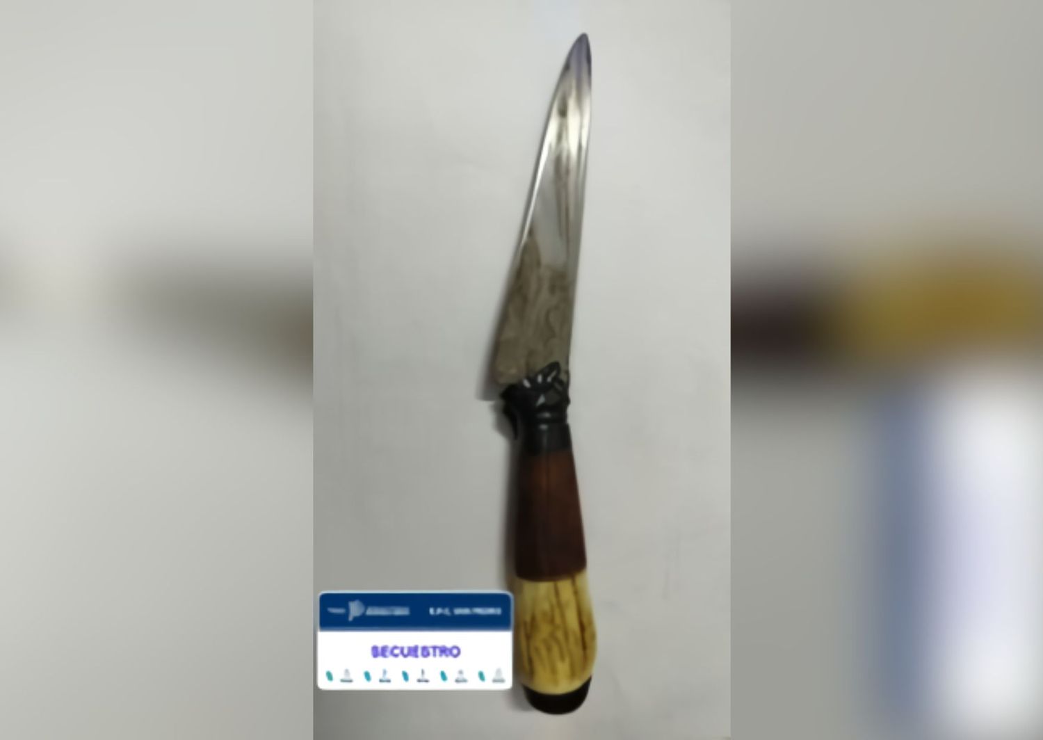 cuchillo secuestrado