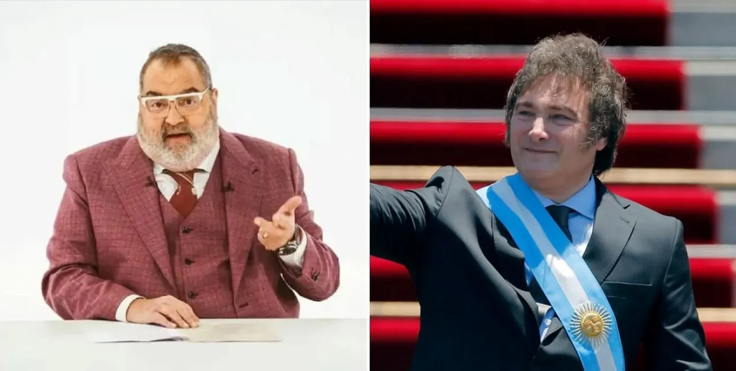 Jorge Lanata y Javier Milei, muy enfrentados.