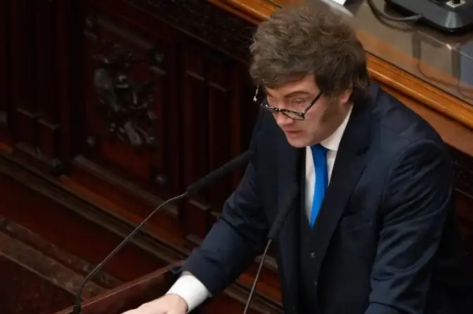El jefe de Gabinete, Manuel Adorni.