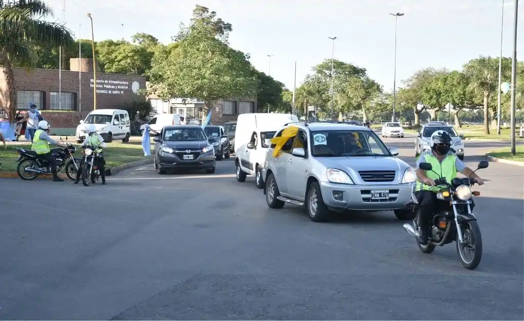 Se realizó un caravana por la inseguridad en la ciudad