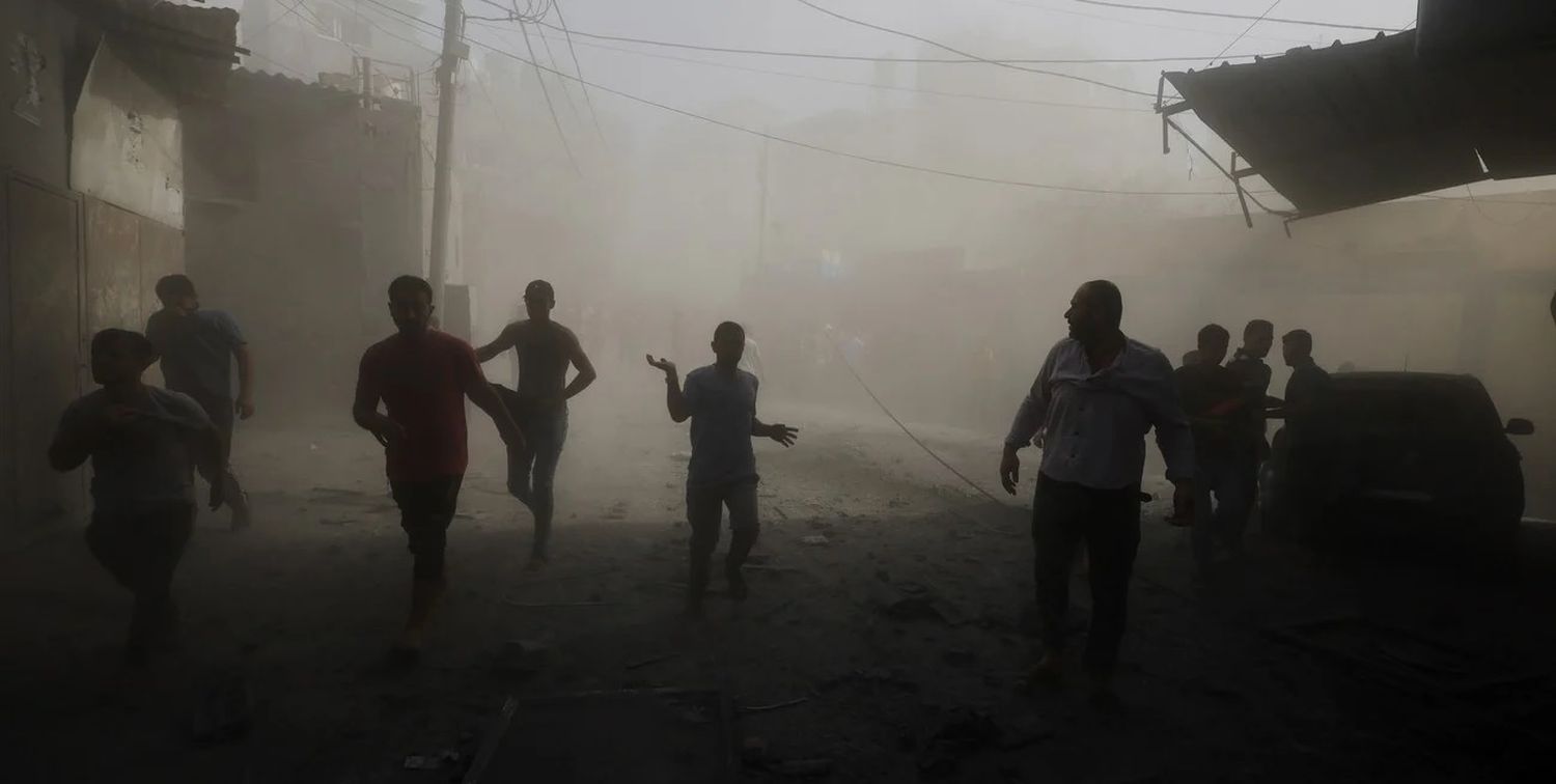 La infantería israelí llevó a cabo una "incursión selectiva en el sector central de la Franja de Gaza", apoyada por "cazas y drones", dirigida contra objetivos de Hamas. Crédito: REUTERS.