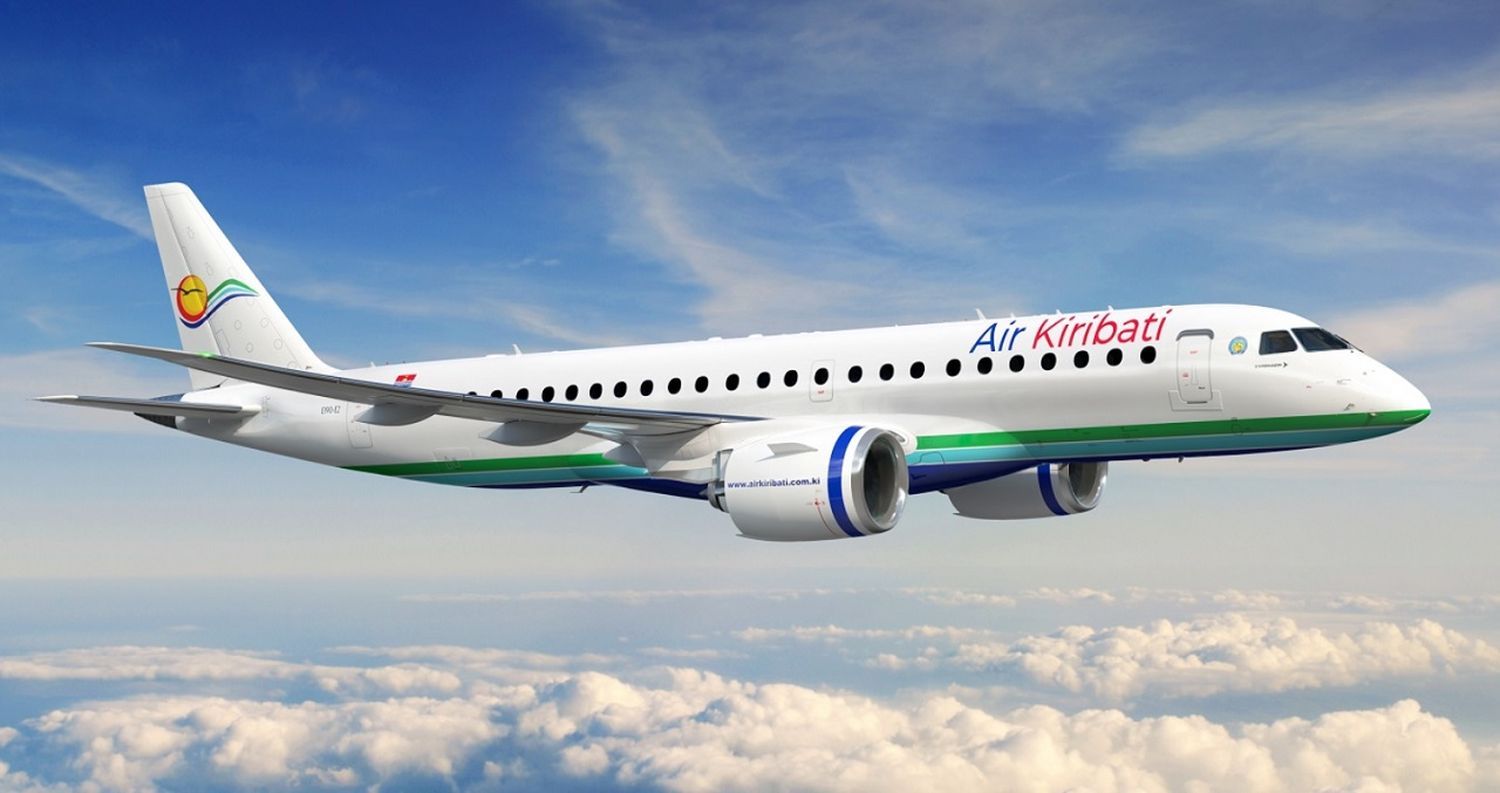 Air Kiribati elige al Embraer E190-E2 como el primer jet de su historia