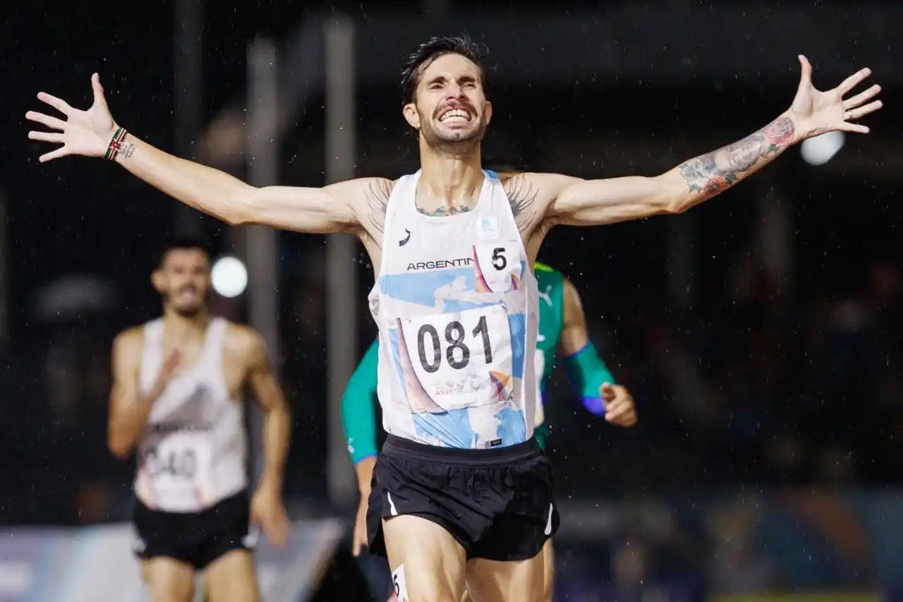 Federico Bruno volvió a ganar en los Juegos Odesur en Paraguay