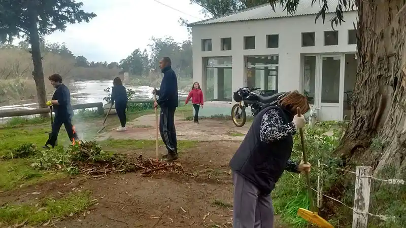 Reacondicionan el paraje Las Cascadas
