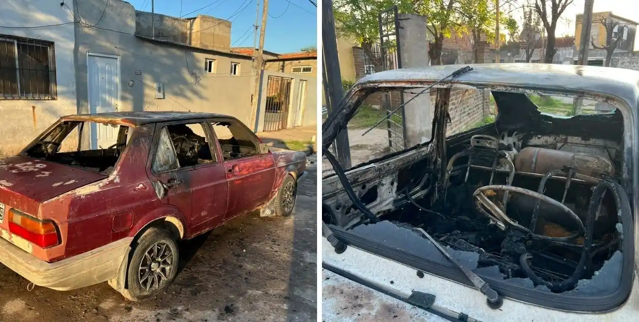 Preocupación por una oleada de autos quemados, vandalizados y cascoteados en Santa Fe