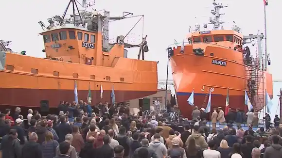 El pesquero “Sotavento” fue botado en el Astillero Contessi