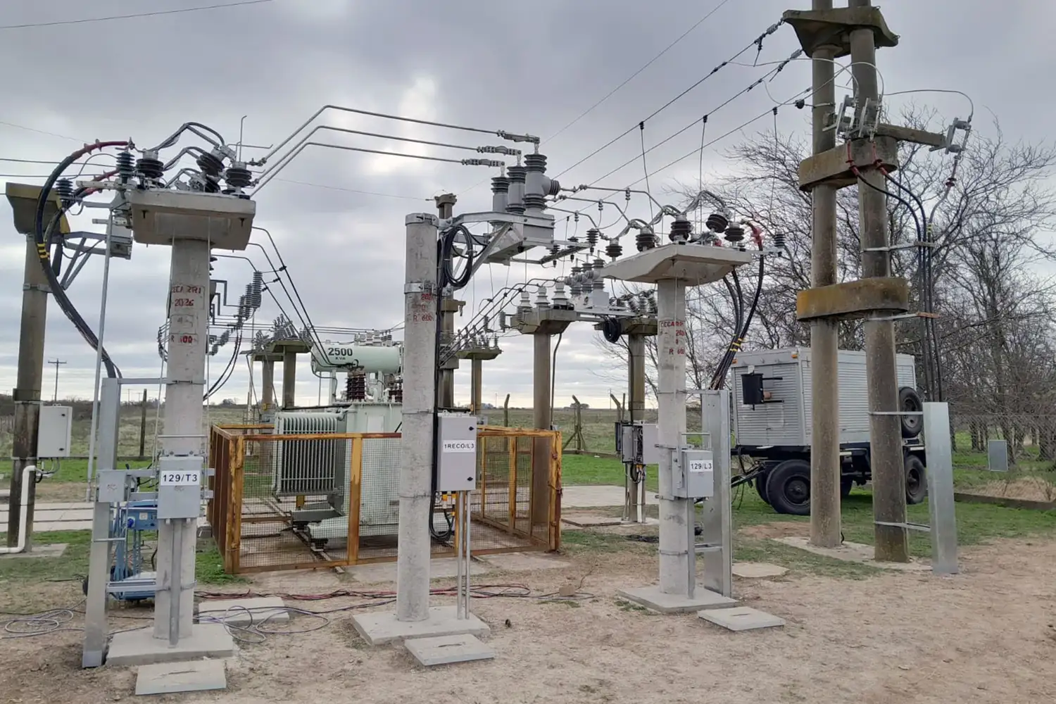 Enersa mejora el abastecimiento eléctrico en el Octavo Distrito