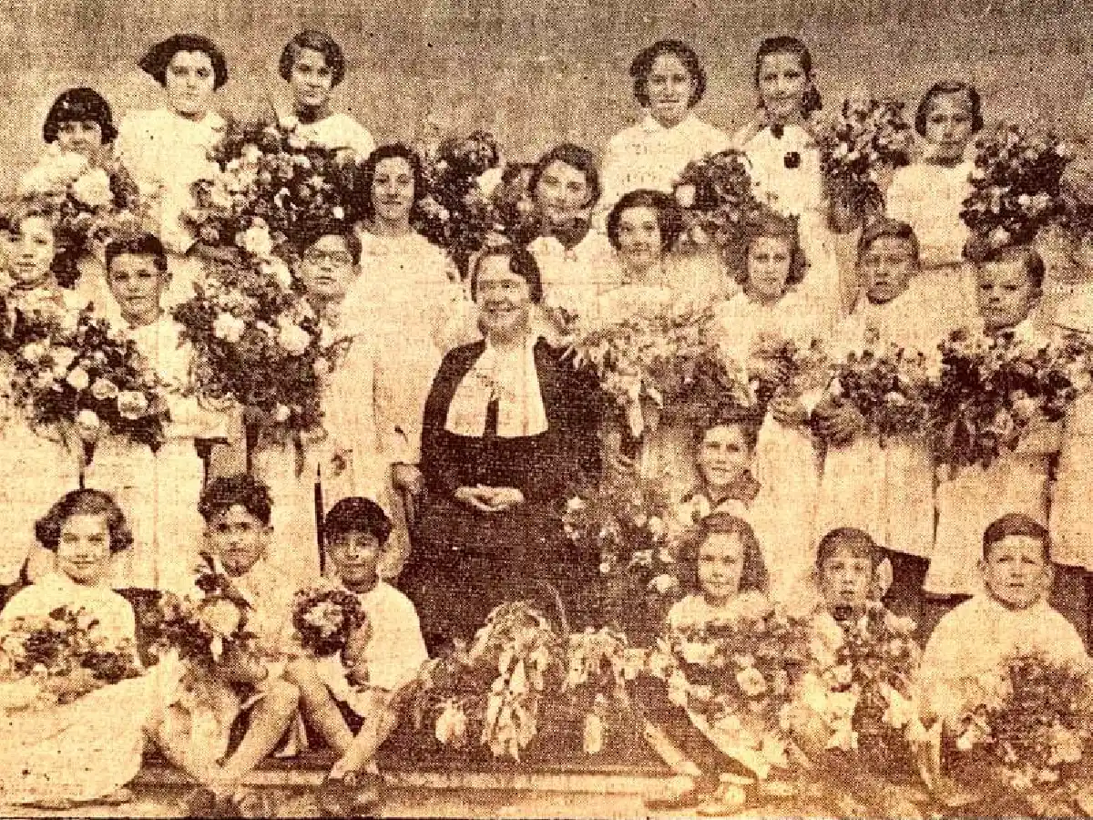 La extraña dama que hizo el primer “dibujo” de Sportivo Belgrano 