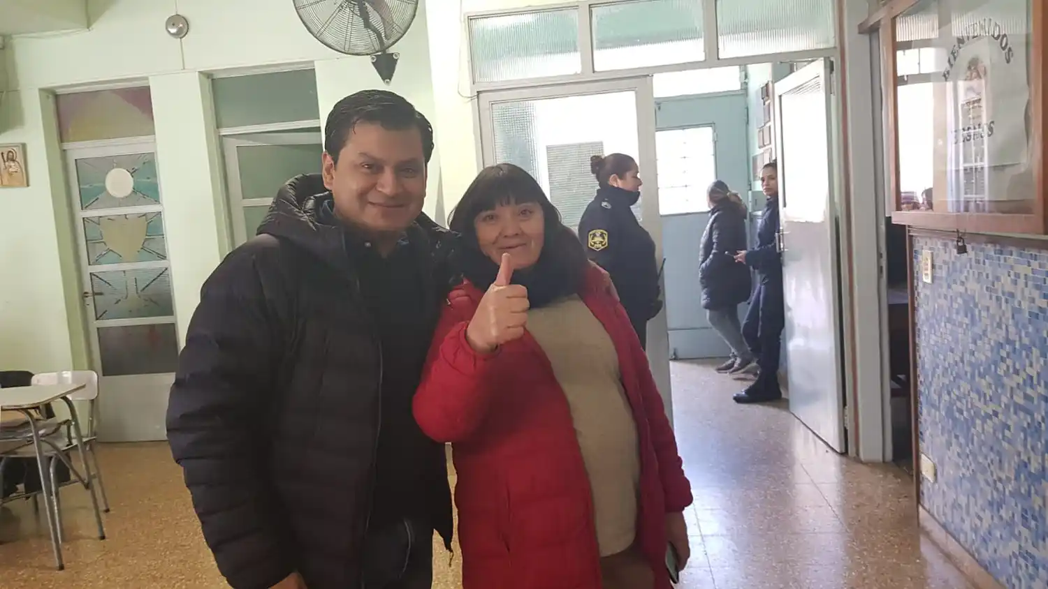 Ramón Salazar votó en el Socorro