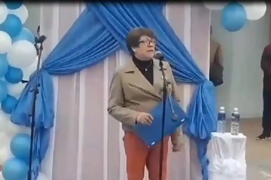 Una funcionaria de Chaco dijo que "el 9 de julio recordamos el fallecimiento de San Martín"