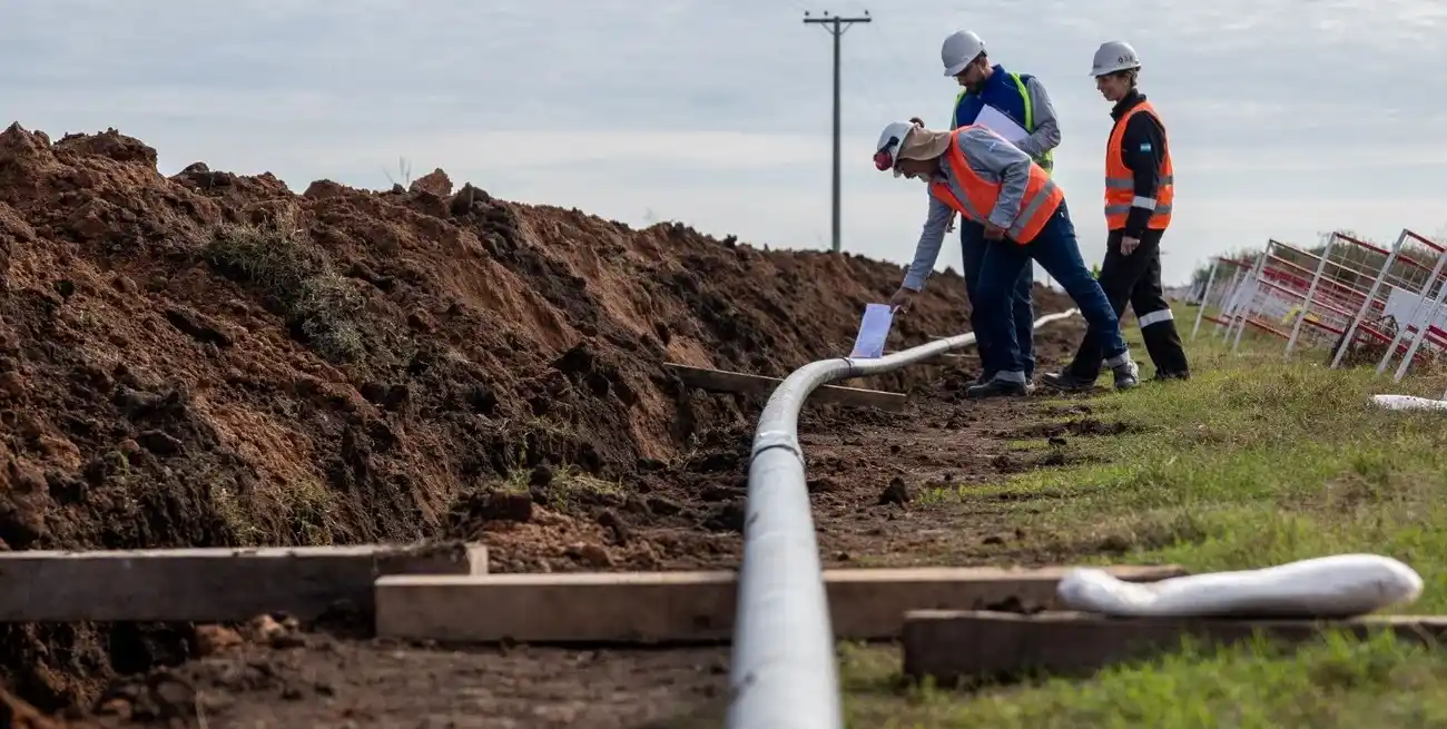 Litoralgas avanza en la puesta en funcionamiento del Gasoducto Regional Centro II.