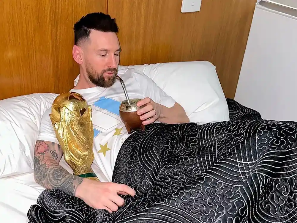 El crecimiento récord de las exportaciones de yerba mate, un dato que está asociado a la figura de Messi como embajador de nuestra pasión.