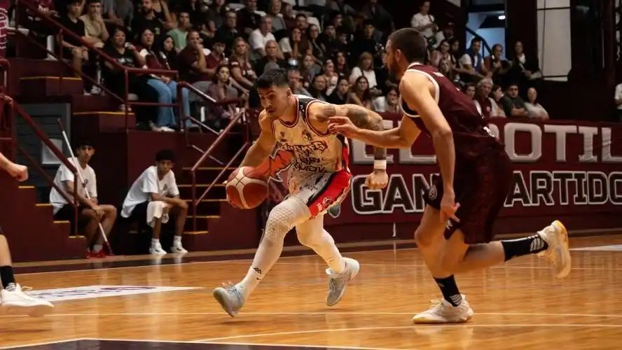 La serie entre Quilmes - Lanús se traslada a Mar del Plata. Foto: Prensa LNB
