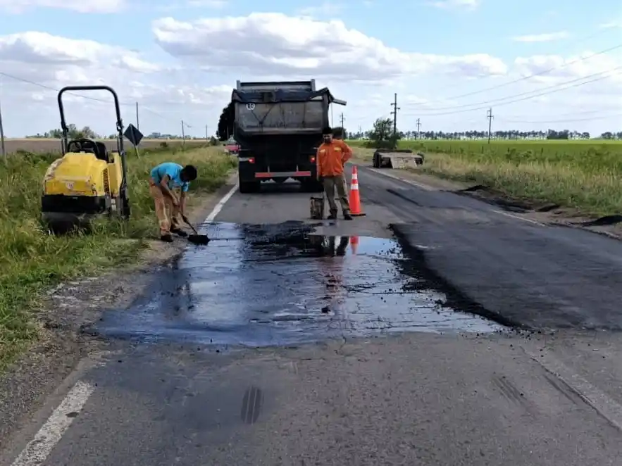 Trabajos en varios puntos de la ruta nacional 178. Foto: VN