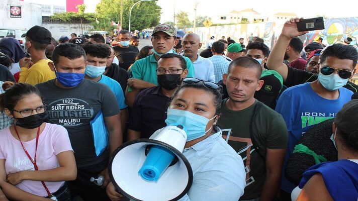 QUIEREN VISAS HUMANITARIAS: migrantes venezolanos comienzan huelga de hambre en México