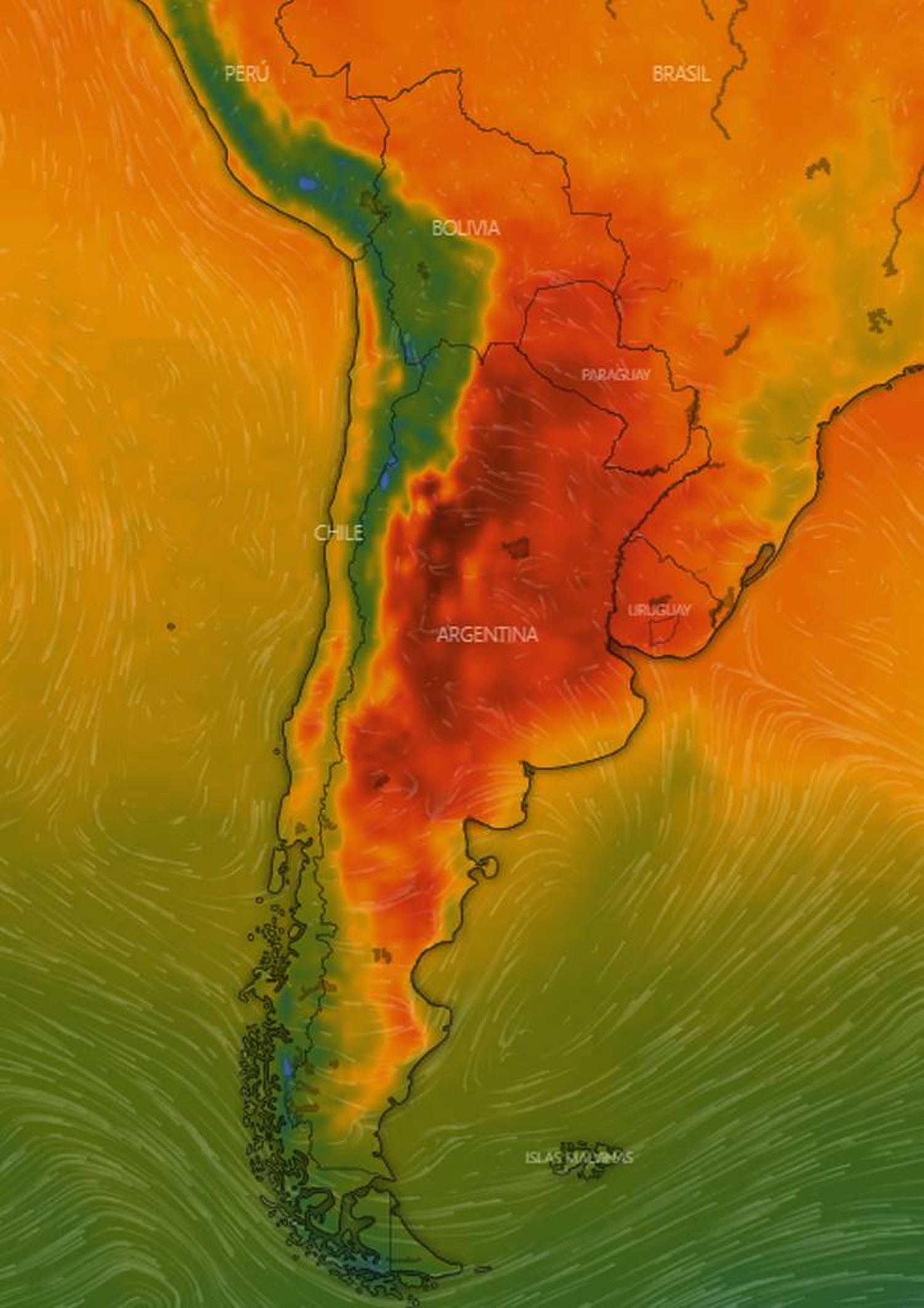 Alerta naranja en la  provincia