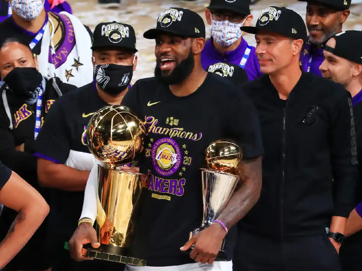Los Lakers campeones de la NBA