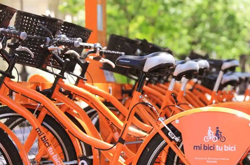 Nuevas estaciones de bicicletas públicas y servicio gratuito para inscriptos durante este miércoles en Rosario