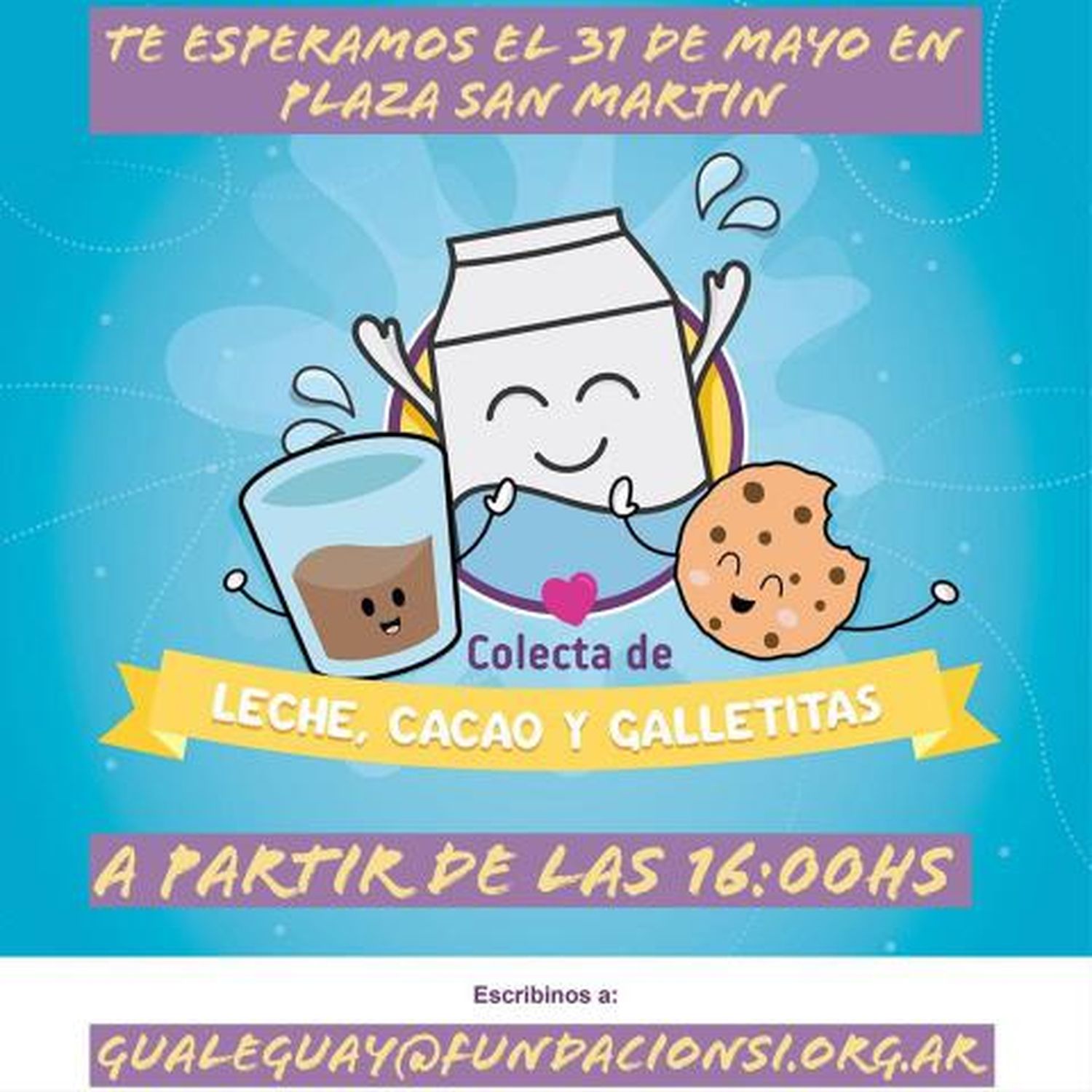 “Fundación Si” Gualeguay realizará una colecta de alimentos