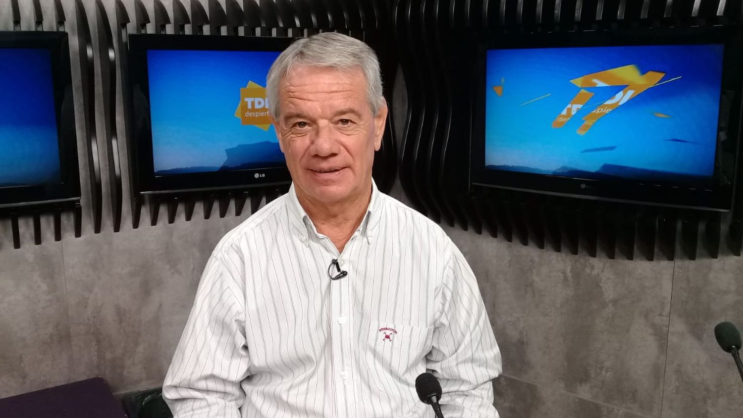 Antonio Comiso en el desayuno de Tandil Despierta