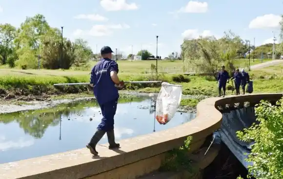 Jornada de limpieza colectiva del Arroyo Manzores