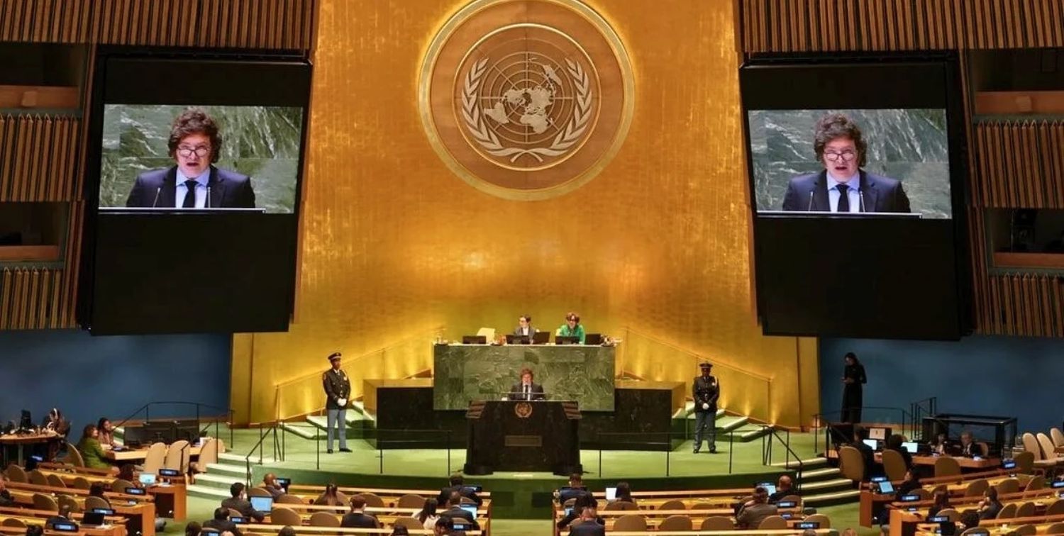 "Una organización que nació para defender los derechos del hombre, ha sido una de las principales propulsoras de la violación sistemática de la libertad", dijo Milei ante la Asamblea General de la ONU.