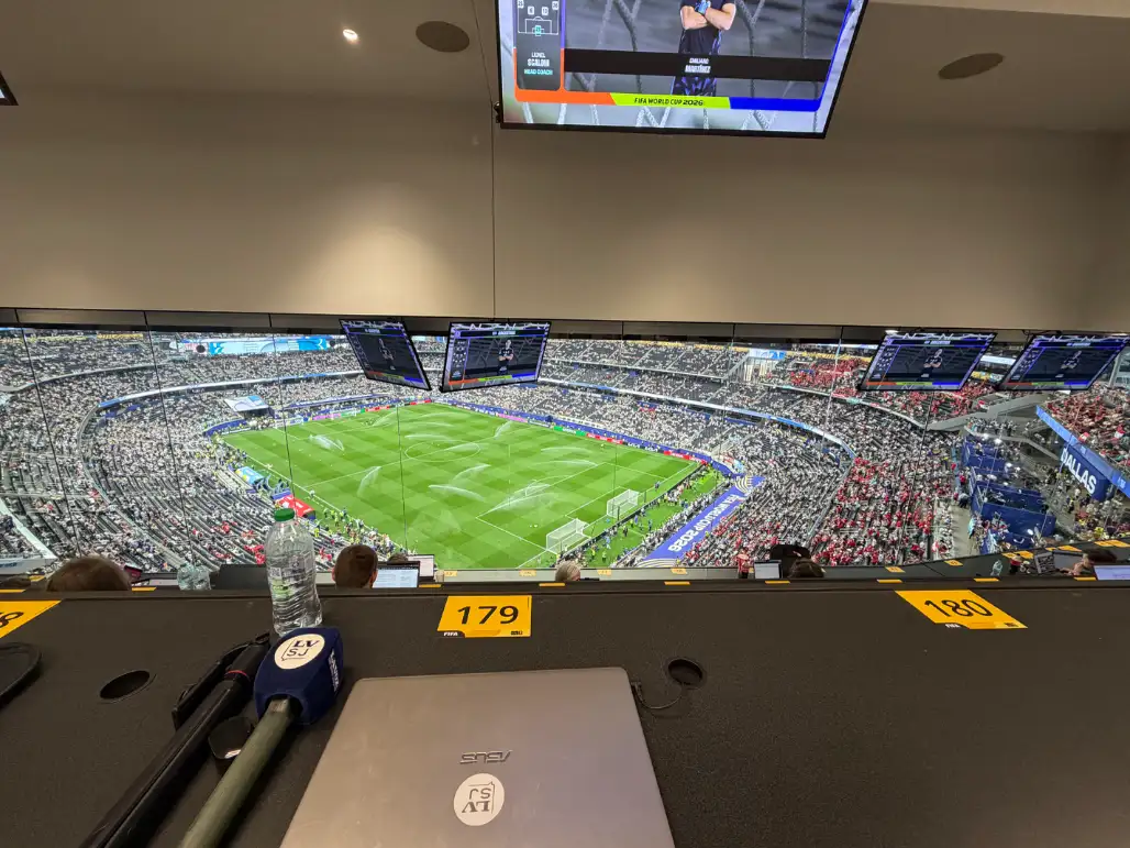 Sector de prensa del AT&T Stadium