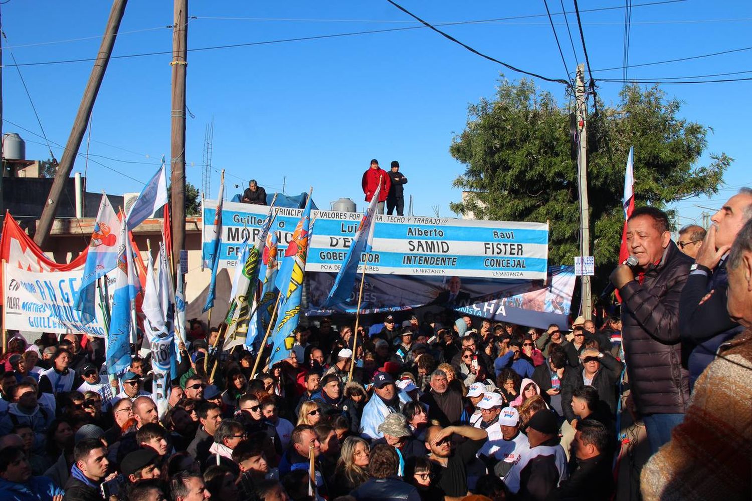 Rumbo a las elecciones 2023: Moreno, Luis D’Elía y Alberto Samid lanzaron la campaña en La Matanza