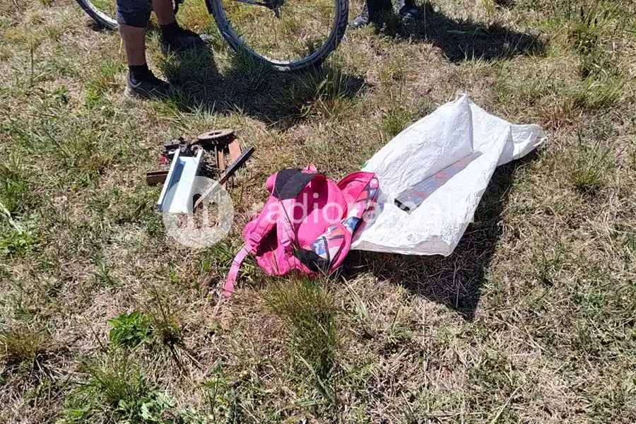 Robó cables e intentó escapar de la policia en bicicleta