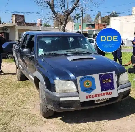 camioneta secuestrada