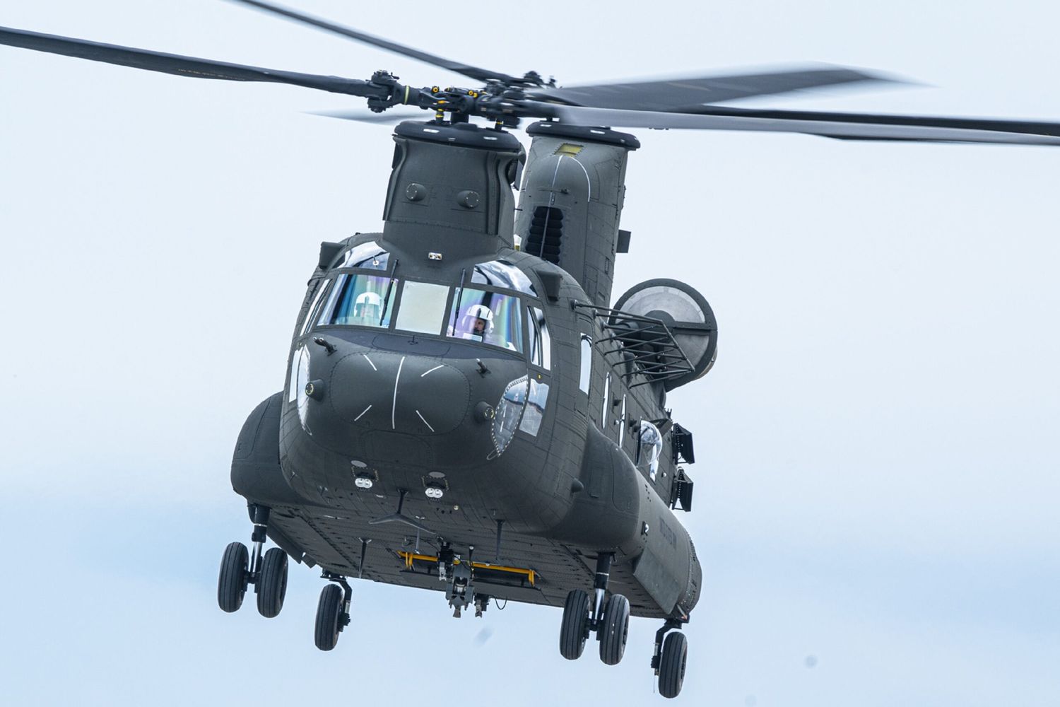 Boeing delivered the first CH-47F Chinook helicopter upgraded to Block II to the U.S. Army.