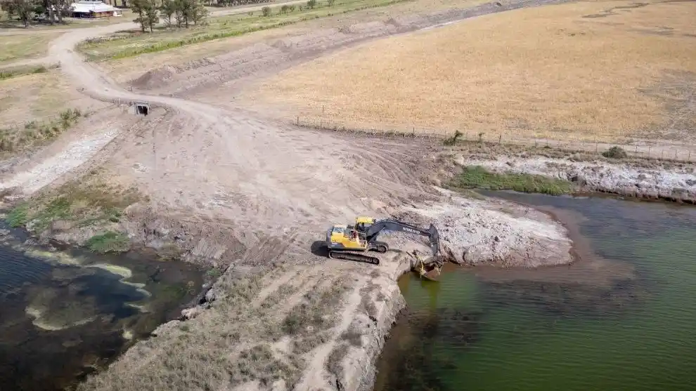 Ingresa en la etapa final la readecuación de obra clave para mitigar inundaciones