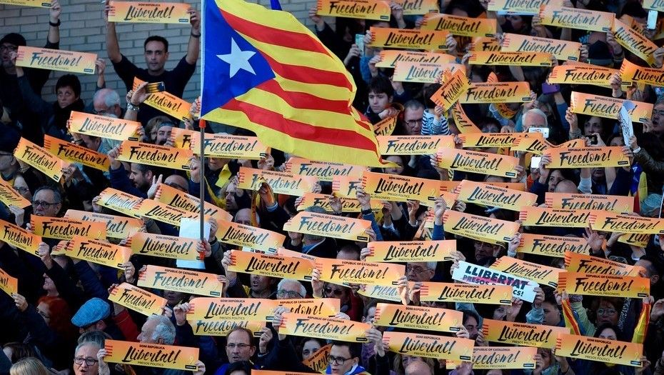 Barcelona marchó por la liberación de los líderes independentistas