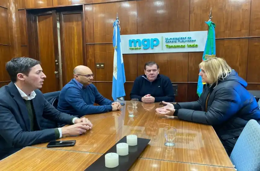 Reunión de trabajo entre el intendente de Balcarce y Montenegro