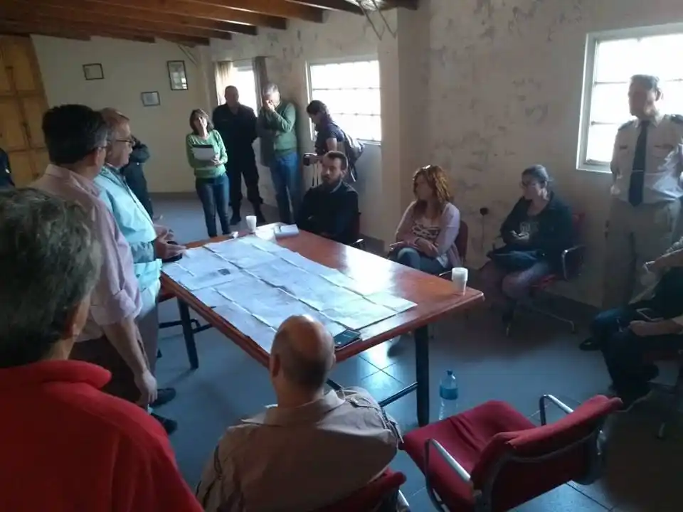 Bordet se comprometió en continuar la obra de estabilización de barrancas de Diamante