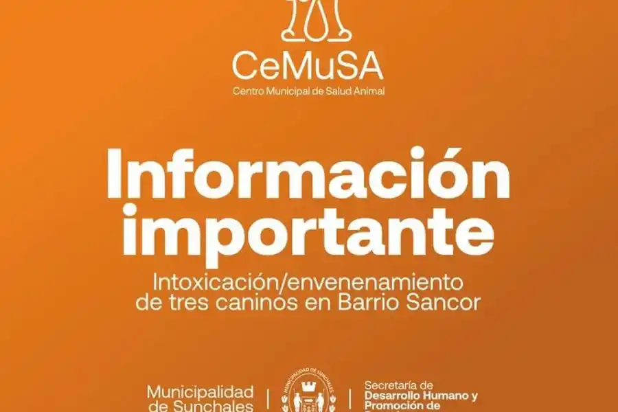 Debido a lo sucedido esta semana en la ciudad se solicita extremar cuidados con las mascotas