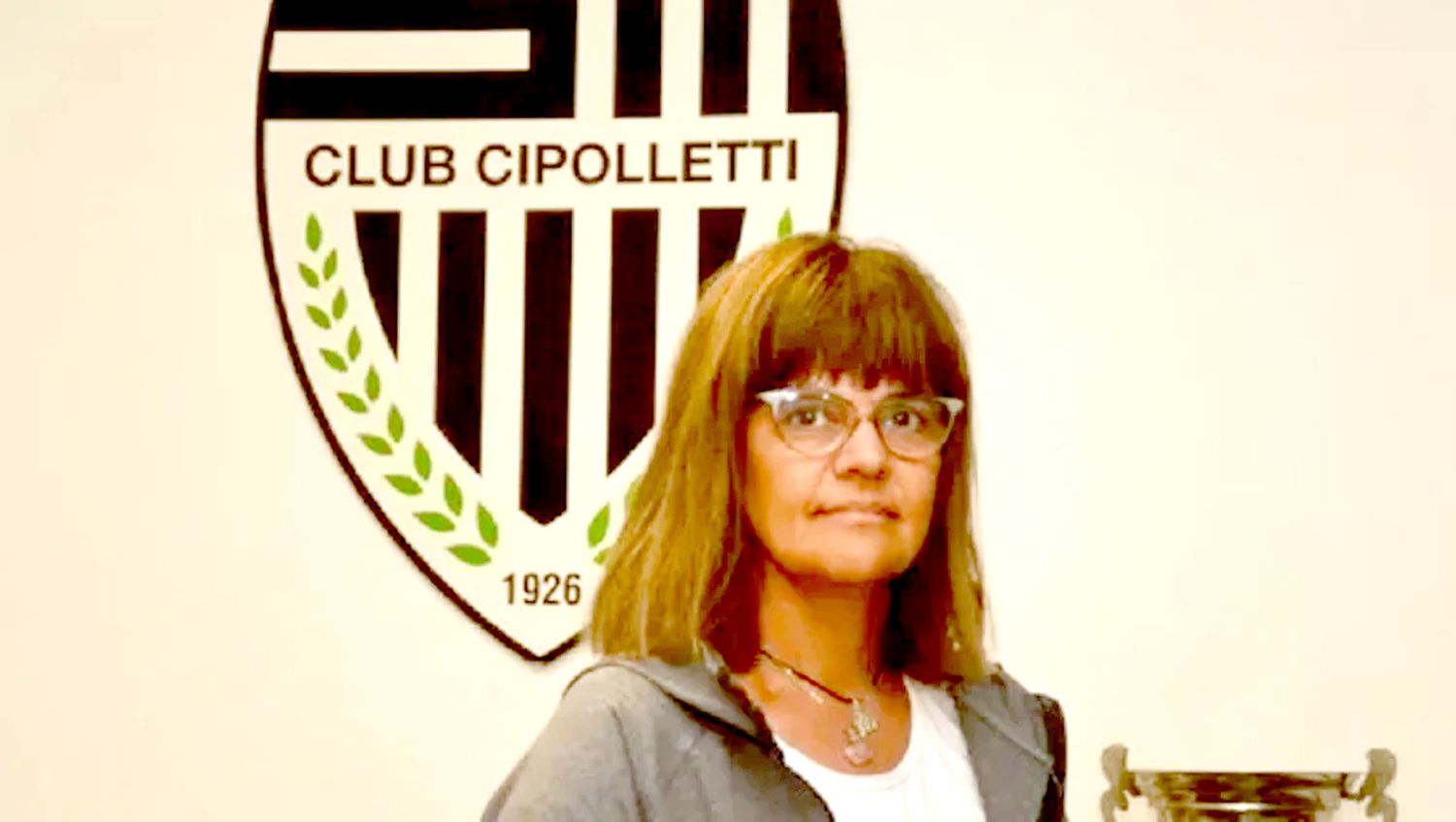 Presidenta del Club Cipolletti de Río Negro, Mónica Del Río