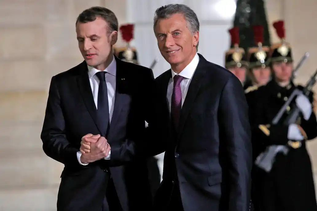 Mauricio Macri se reunió con su par francés, Emmanuel Macron