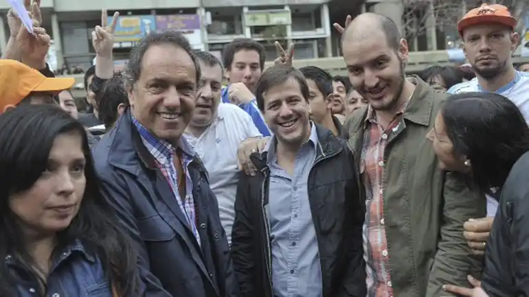 Elecciones 2015: Scioli de campaña con Recalde