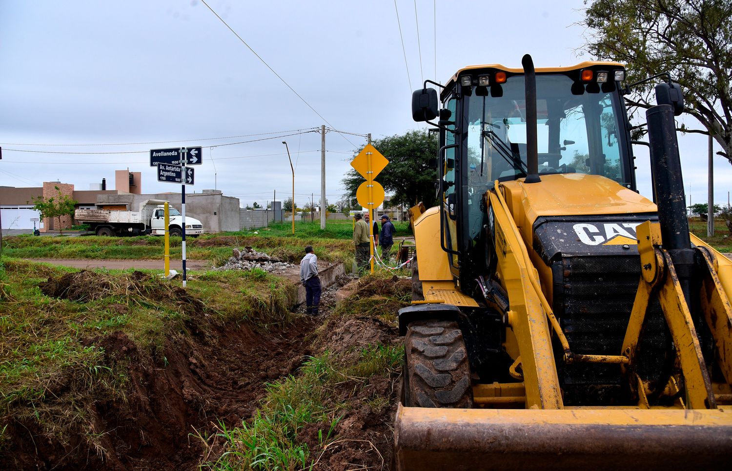 El municipio está trabajando desde las primeras horas de hoy lunes