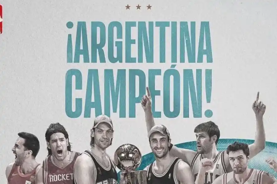 La NBA homenajeó a la Selección Argentina