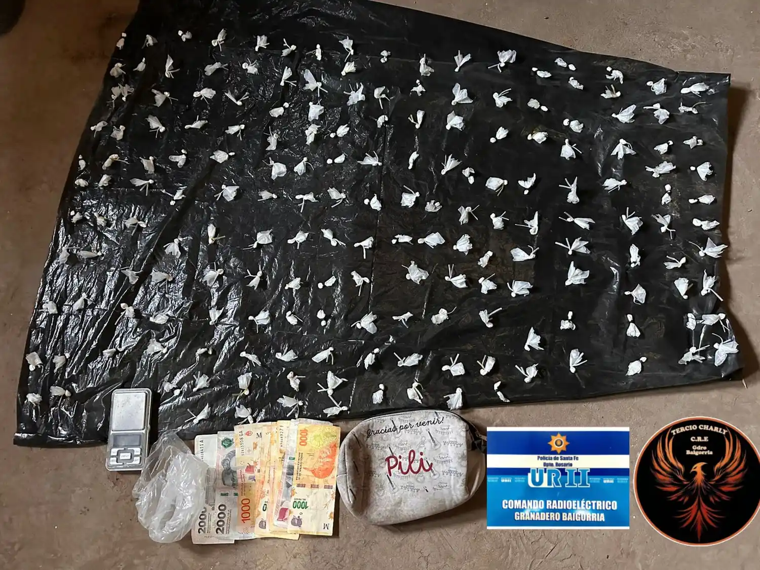 Elementos secuestrados.