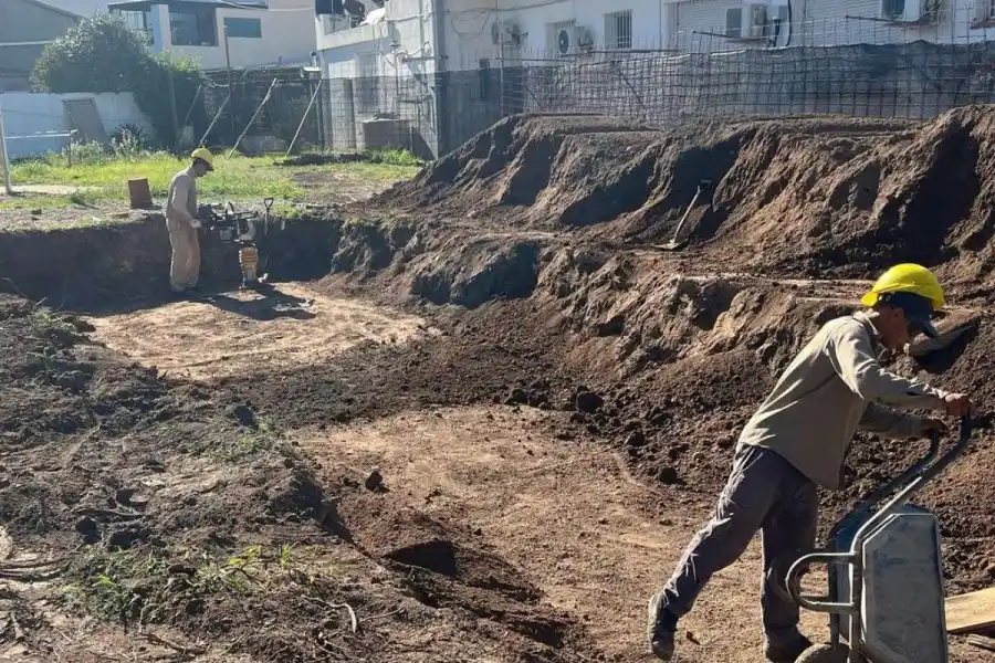 Hospital: Se retomaron las tareas de construcción del nuevo edificio
