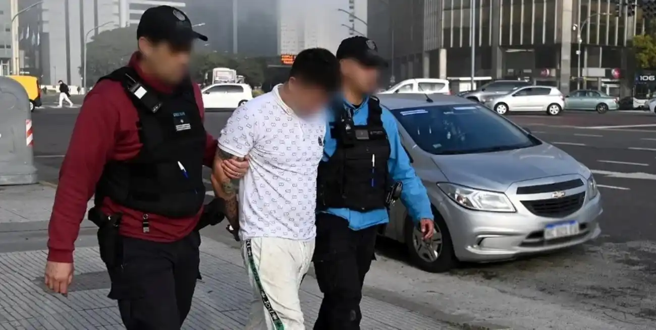 Detención del sospechoso en San Martín al 100.