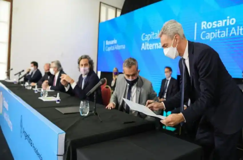 Perotti y Javkin también despidieron a Meoni, que horas antes de su muerte había estado en Rosario