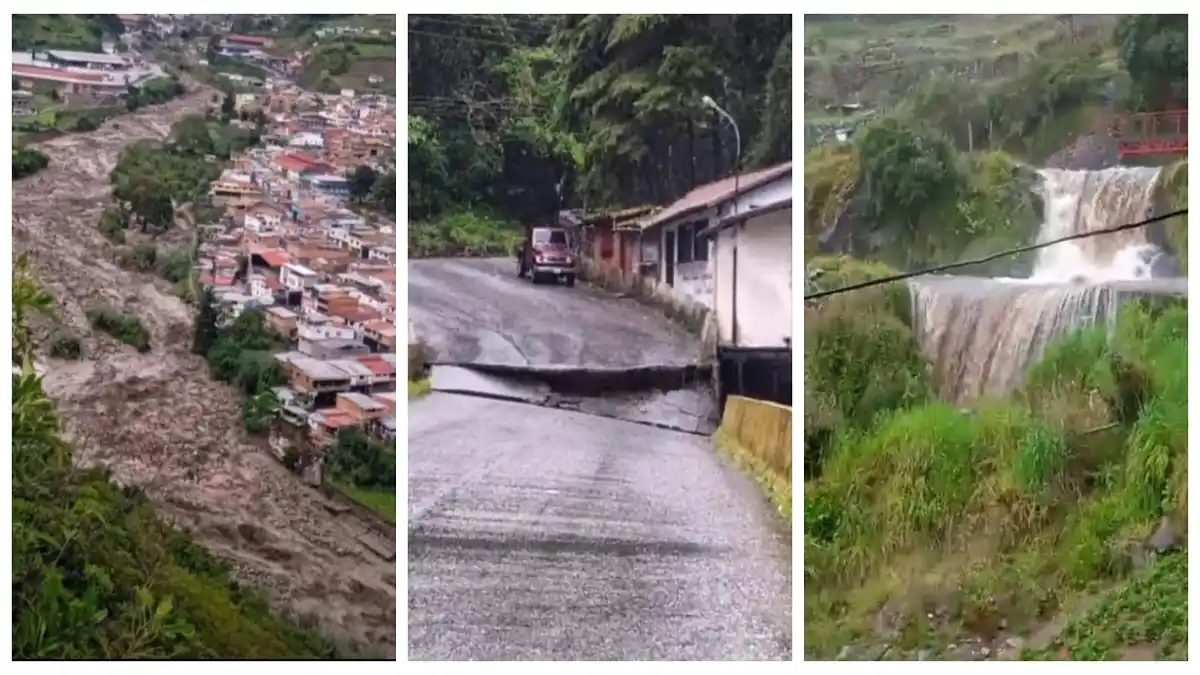 LOS ANDES AZOTADOS por las LLUVIAS: deslaves y deslizamientos afectan cuatro estados (+Videos)