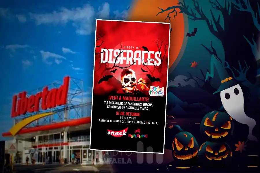 Llega Halloween al Hiper: Maquillajes, panchos, juegos y concurso de disfraces