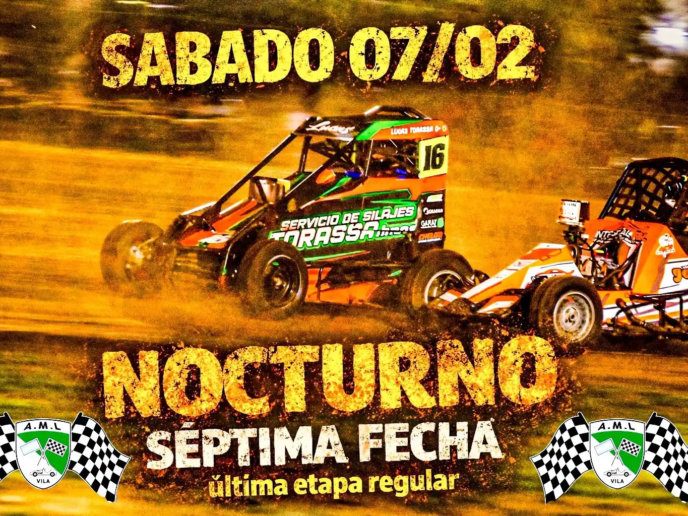 El sábado se cierra la Etapa regular de los Midgets del Litoral en Vila. Foto: Asoc.Midgets del Litoral
