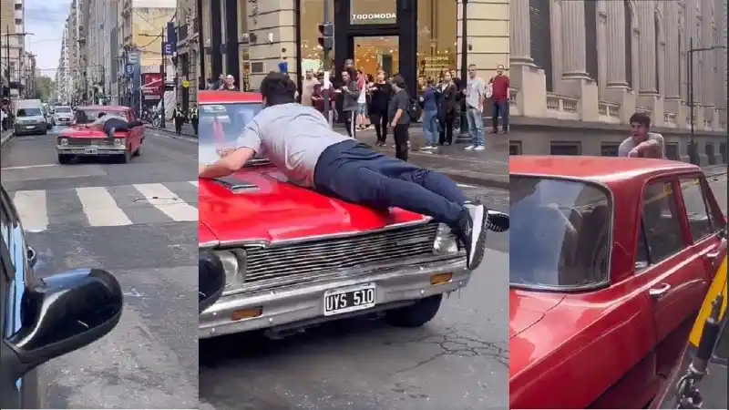 Ocurrió este sábado en calle Corrientes frente a la peatonal Córdoba.